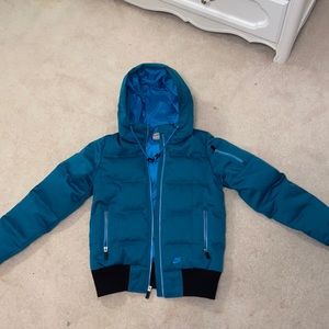 Nike Blue Puffer Winter Jacket